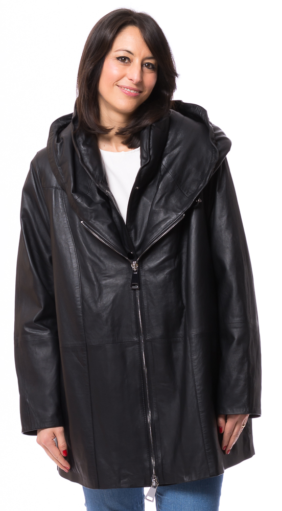 SR-1103 Kapuzenjacke schwarz von TRENDZONE