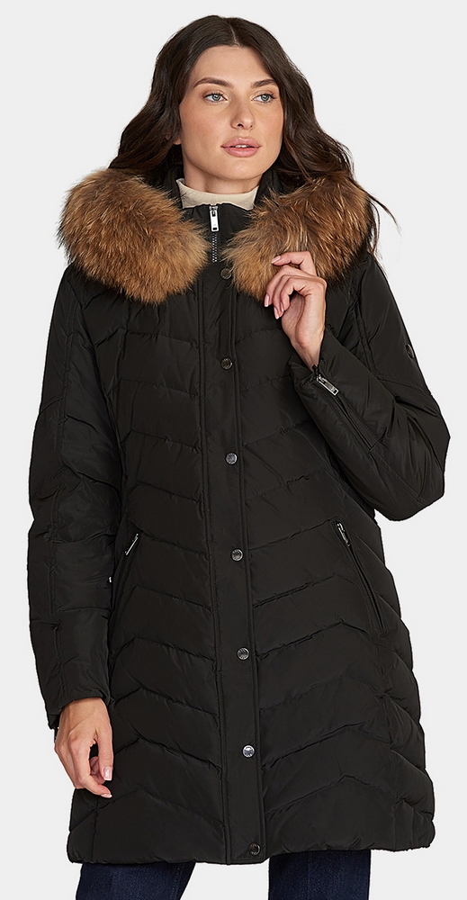 Jemma comfort schwarz Daunen Jacke von SAKI  