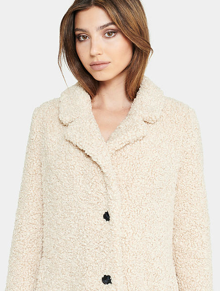 Diddi almond Faux- Curly Lamb Kurzmantel von ROCKANDBLUE