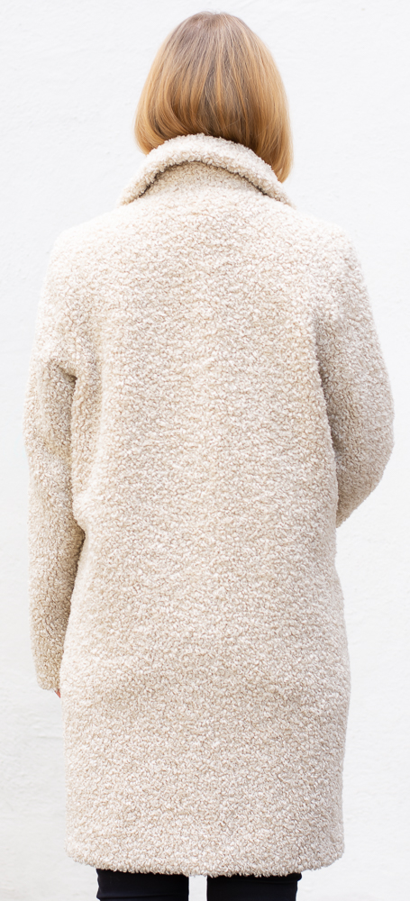 Diddi almond Faux- Curly Lamb Kurzmantel von ROCKANDBLUE