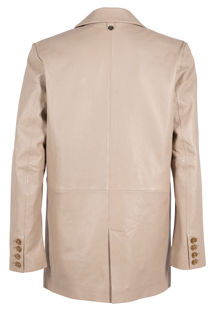 Lieke  light beige Damen Lederjacke von MAURITIUS   