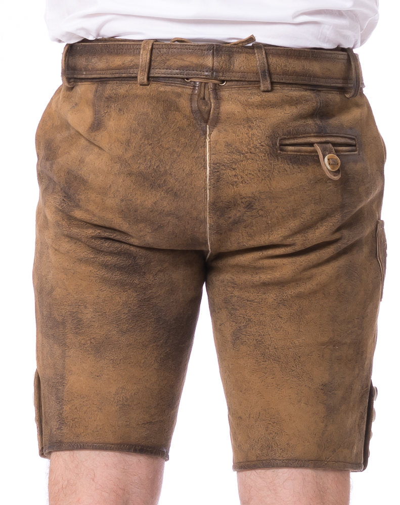 Eibsee sand kurze Trachtenlederhose von FISCHER TRACHT