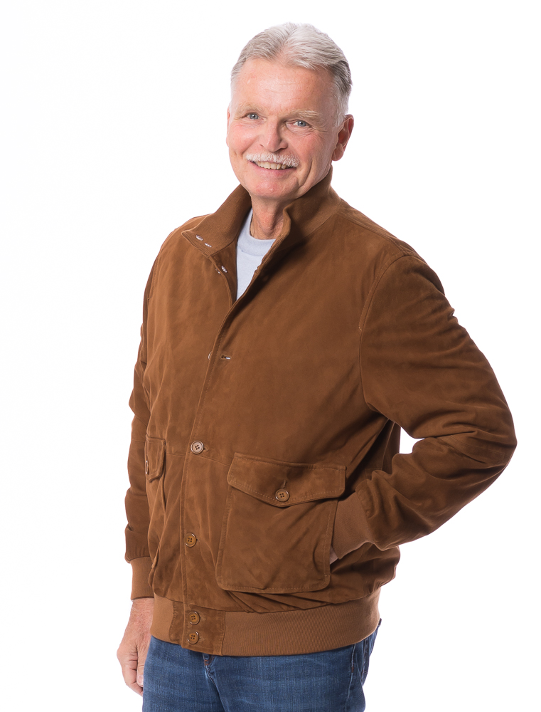 Matthäus cognac Leder Blouson für Herren von TRENDZONE