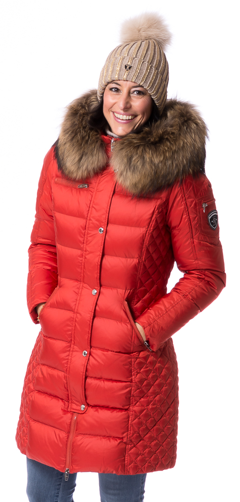 Beam long red Daunenjacke von ROCKANDBLUE