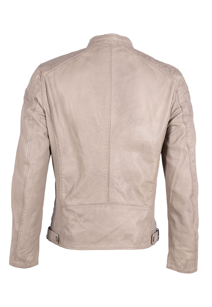 Chardy silver-grey Lederjacke für Männer von GIPSY  