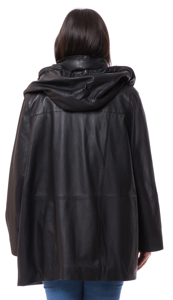 SR-1103 Kapuzenjacke schwarz von TRENDZONE