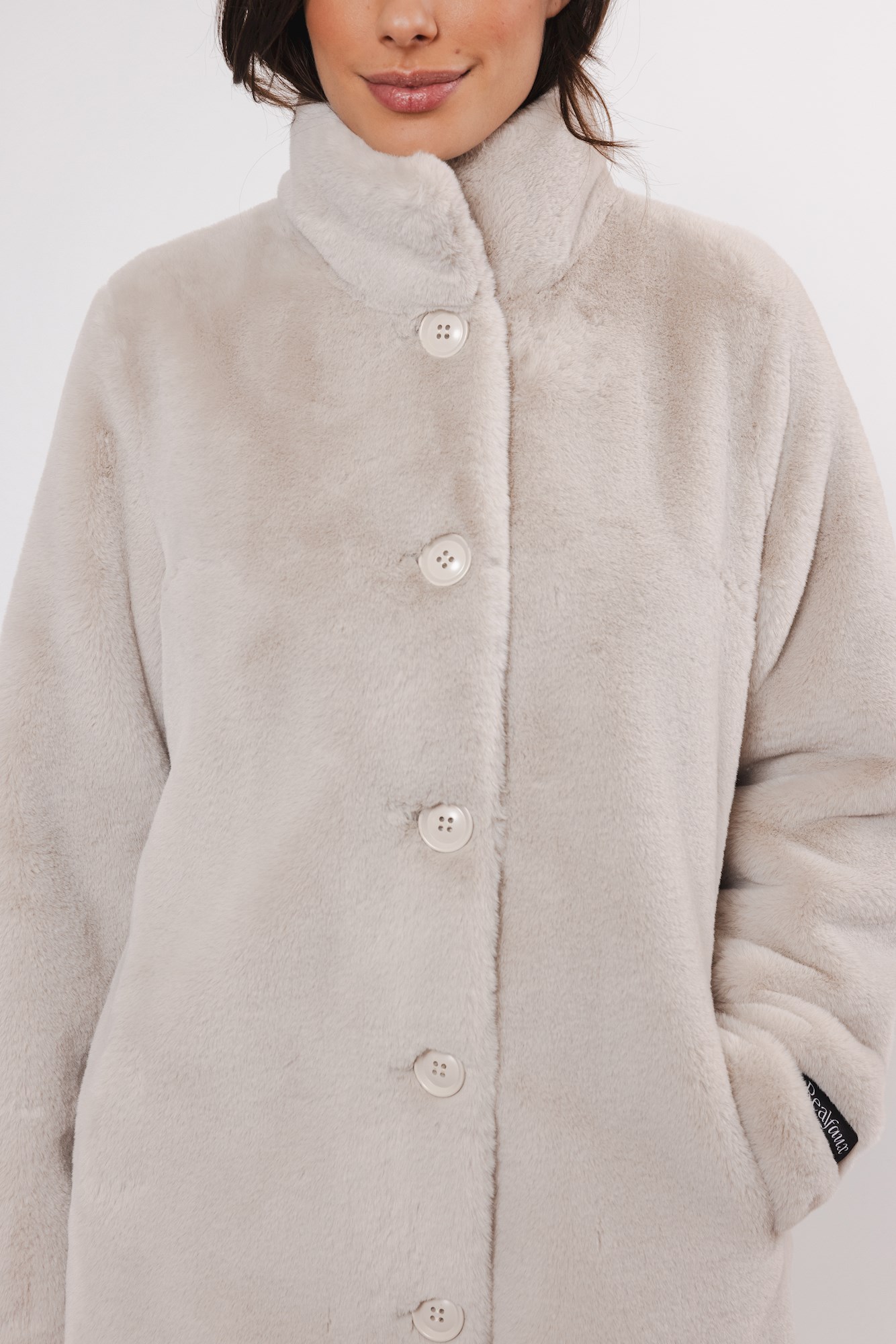 Nonna birch Fake Fur Jacke von RINO&PELLE  