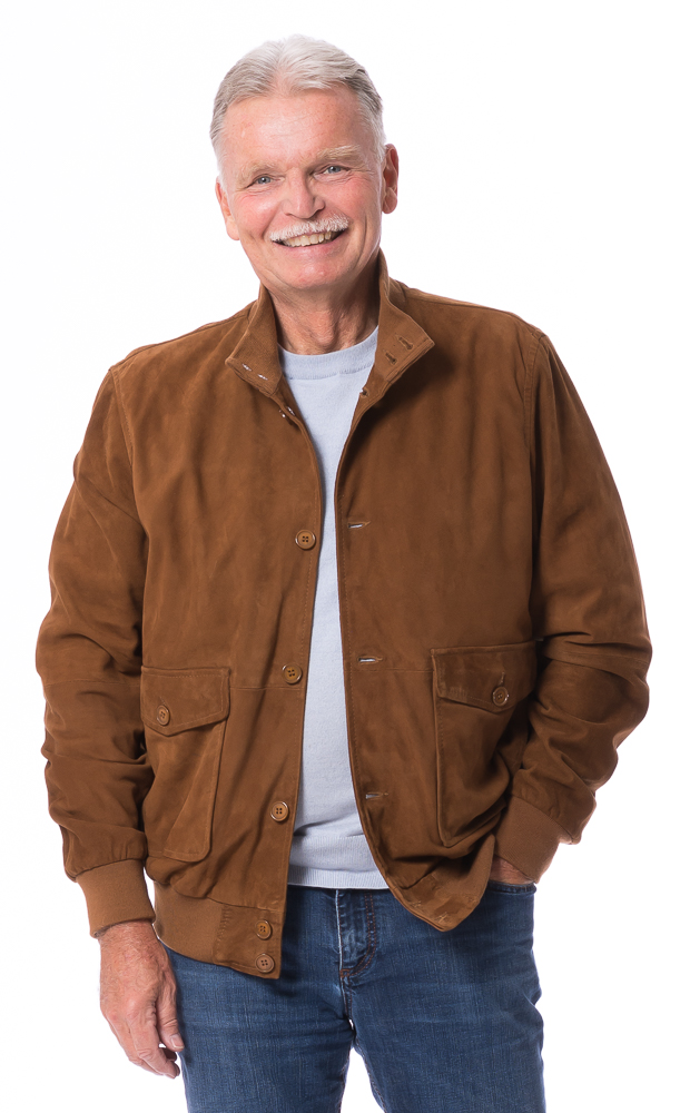 Matthäus cognac Leder Blouson für Herren von TRENDZONE