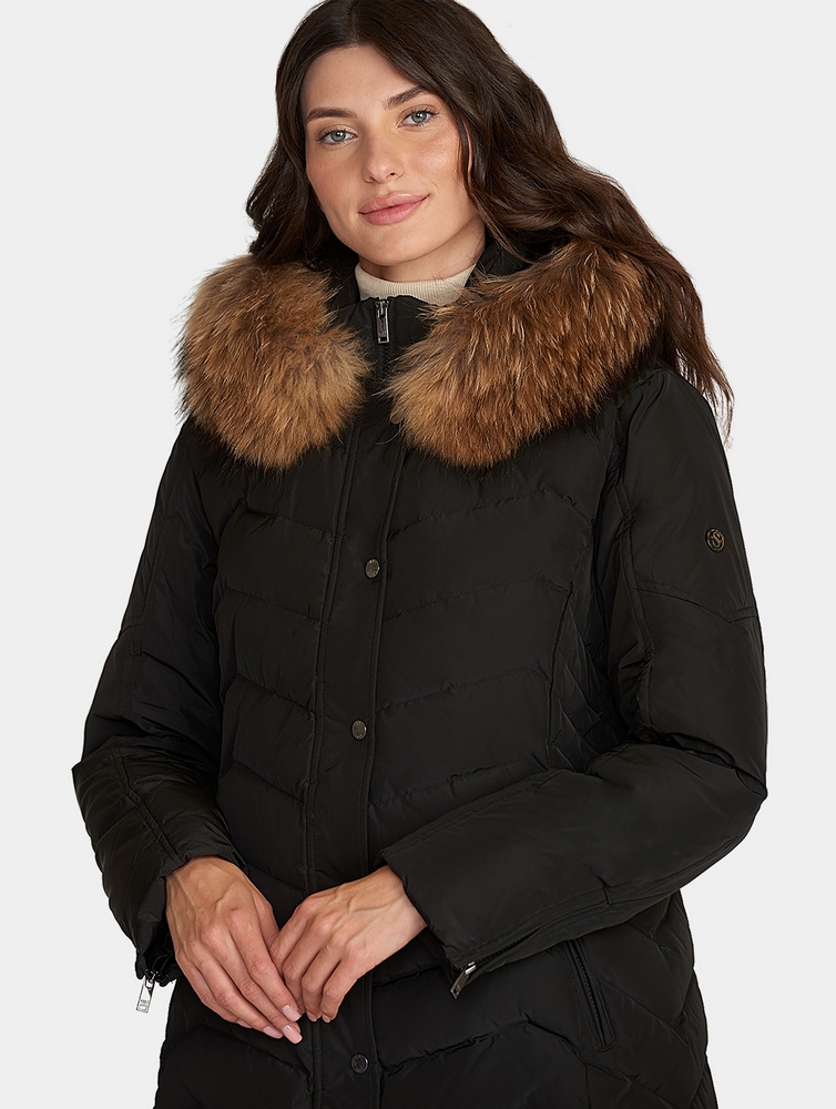 Jemma comfort schwarz Daunen Jacke von SAKI  