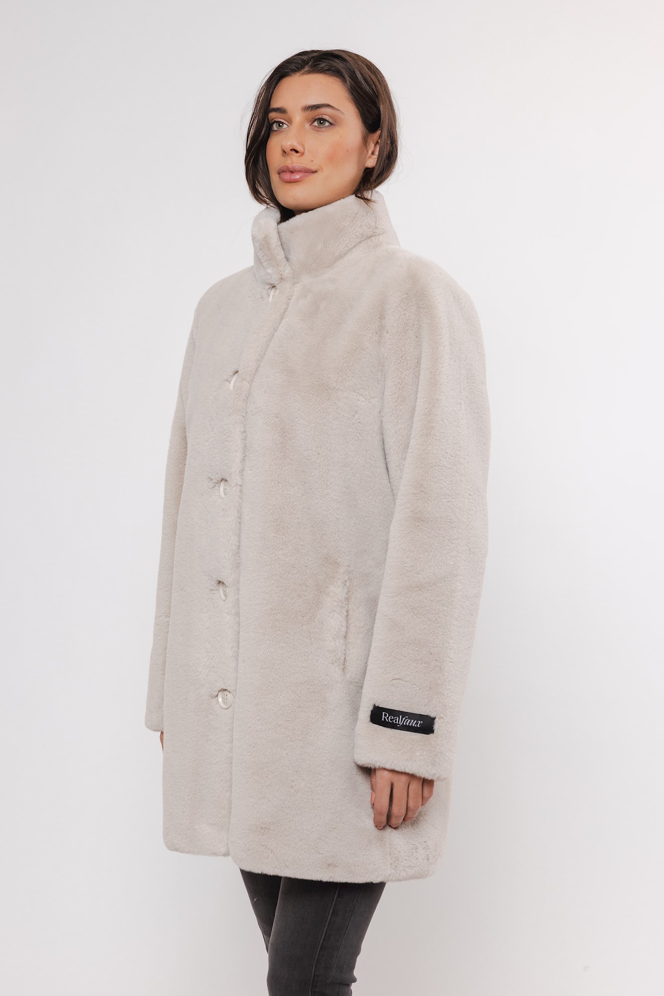 Nonna birch Fake Fur Jacke von RINO&PELLE  