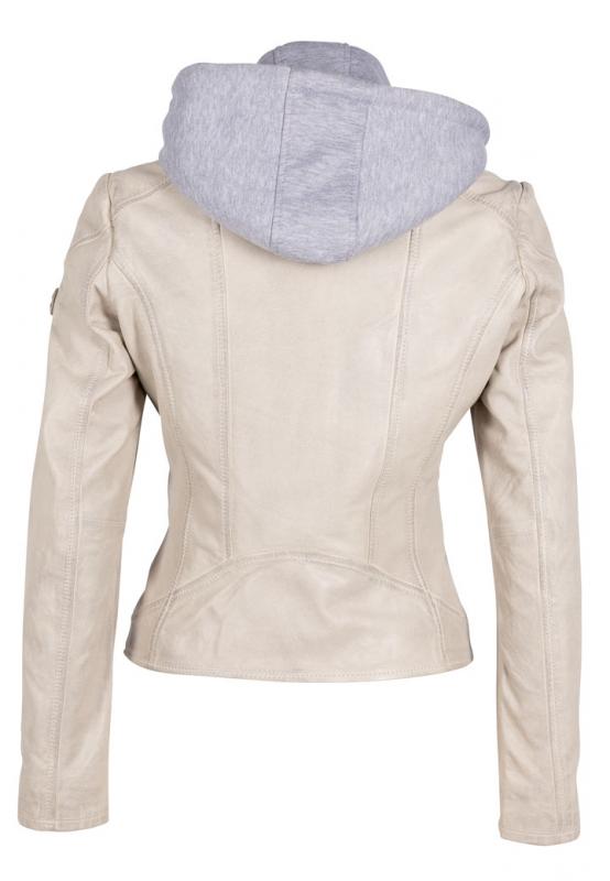 April offwhite Biker Lederjacke für Damen von MAURITIUS